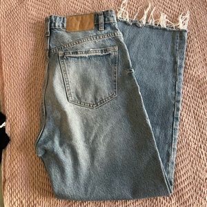 Zara button fly jeans
